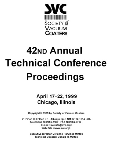 SVC - 42nd Annual Technical Conference Proceedings