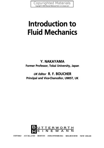 Introduction to Fluid Mechanics