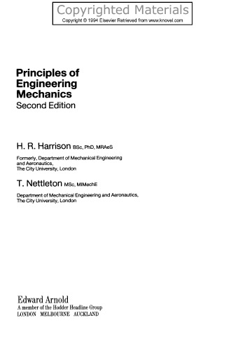 Principles of Engineering Mechanics