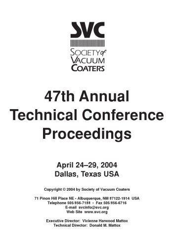 SVC - 47th Annual Technical Conference Proceedings
