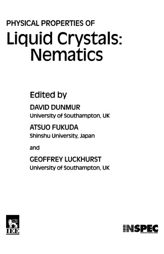 Physical Properties of Liquid Crystals: Nematics