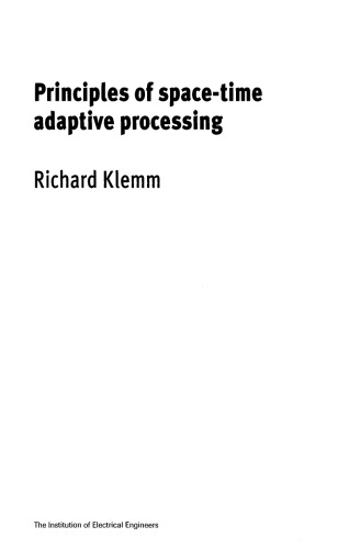 Principles of Space-Time Adaptive Processing