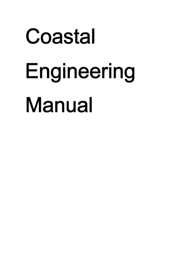 Coastal Engineering Manual