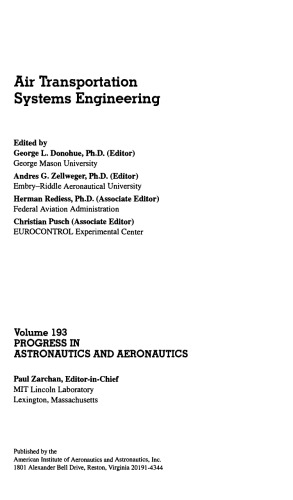 Air Transportation Systems Engineering