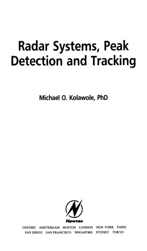 Radar Systems, Peak Detection and Tracking