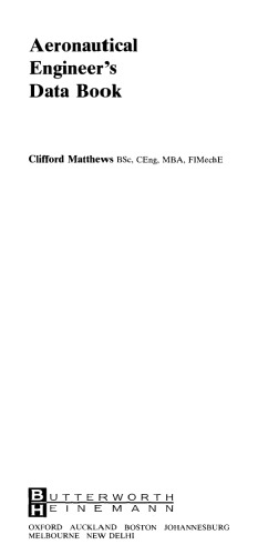 Aeronautical Engineer's Data Book