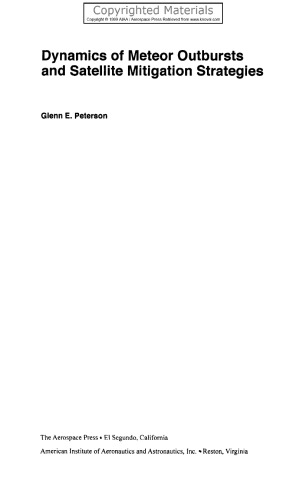 Dynamics of Meteor Outbursts and Satellite Mitigation Strategies