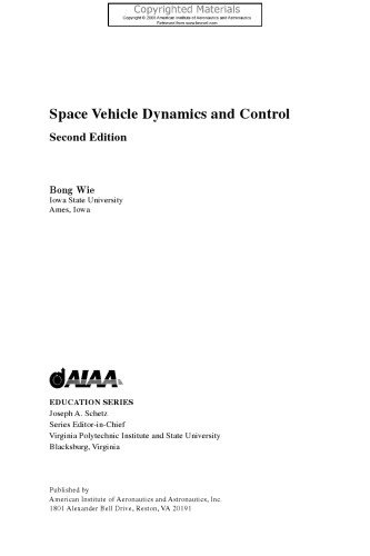 Space Vehicle Dynamics and Control