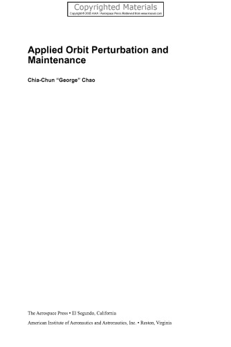 Applied Orbit Perturbation and Maintenance