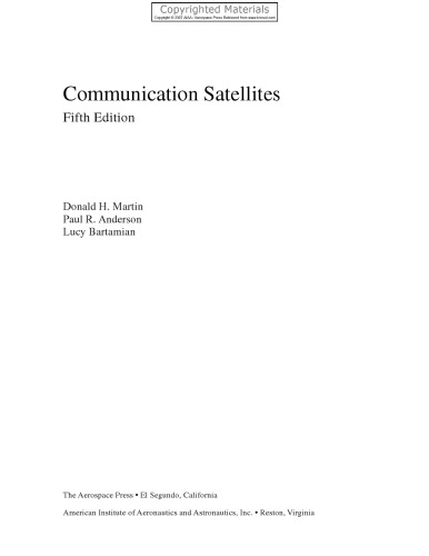 Communication Satellites (5th Edition)