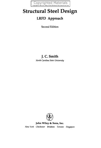 Structural Steel Design - LRFD Approach