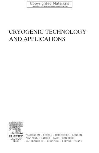 Cryogenic Technology and Applications
