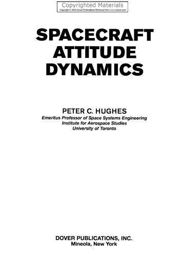 Spacecraft Attitude Dynamics