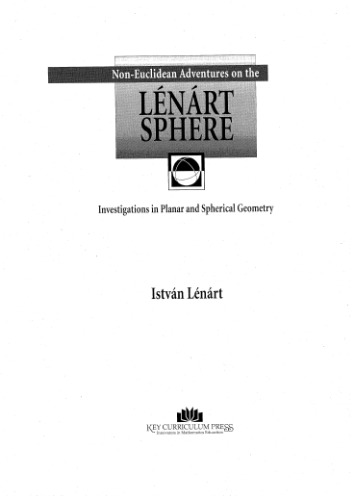 Non-Euclidean Adventures on the Lenart Sphere: Activities Comparing Planar and Spherical Geometry