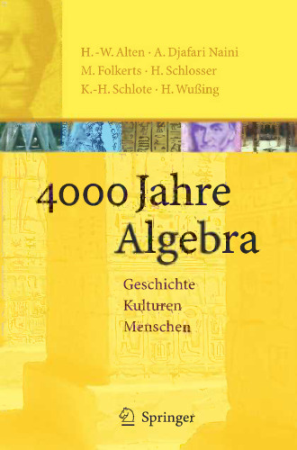 4000 Jahre Algebra: Geschichte. Kulturen. Menschen