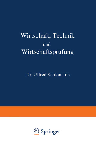 Wirtschaft Technik und Wirtschaftsprüfung