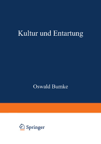 Kultur und Entartung