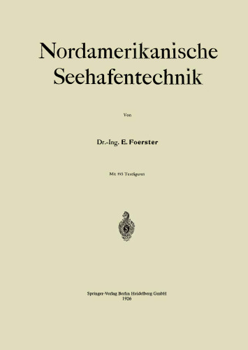 Nordamerikanische Seehafentechnik