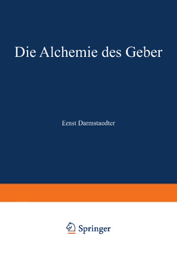 Die Alchemie des Geber