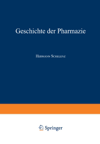 Geschichte der Pharmazie