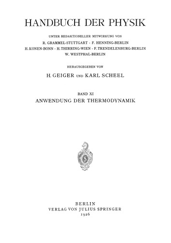 Anwendung der Thermodynamik