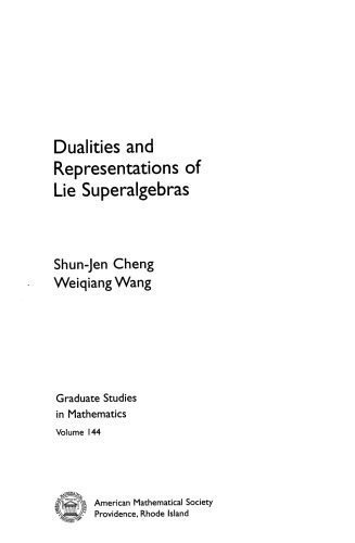 Dualities and Representations of Lie Superalgebras