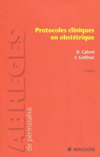 Protocoles cliniques en obstétrique