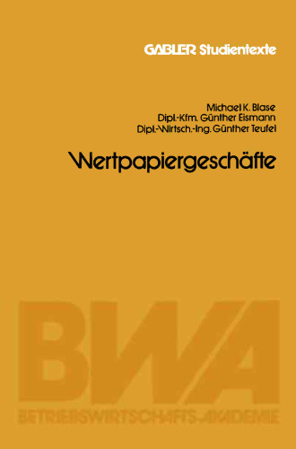 Wertpapiergeschäfte