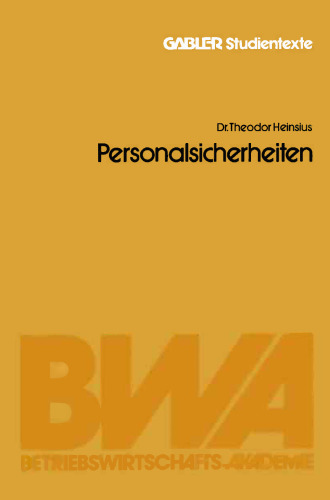 Personalsicherheiten