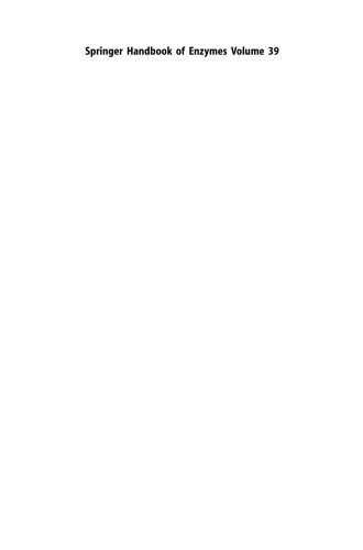 Springer Handbook of Enzymes: Class 2 · Transferases XII EC 2.7.8–2.9.1