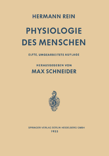Einführung in die Physiologie des Menschen