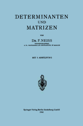 Determinanten und Matrizen