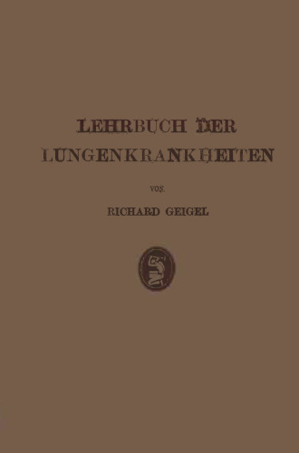 Lehrbuch der Lungenkrankheiten