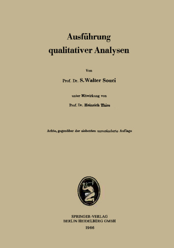 Ausführung qualitativer Analysen
