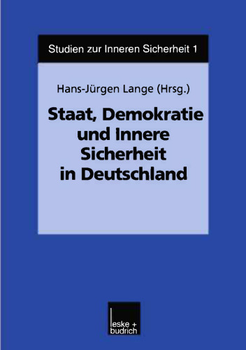 Staat, Demokratie und Innere Sicherheit in Deutschland
