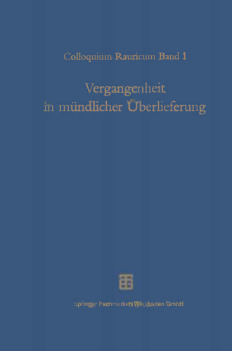 Vergangenheit in mündlicher Überlieferung