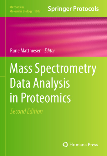 Mass Spectrometry Data Analysis in Proteomics
