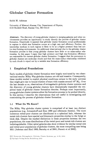 Extragalactic Globular Cluster Systems: Proceedings of the ESO Workshop Held in Garching, Germany, 27-30 August 2002