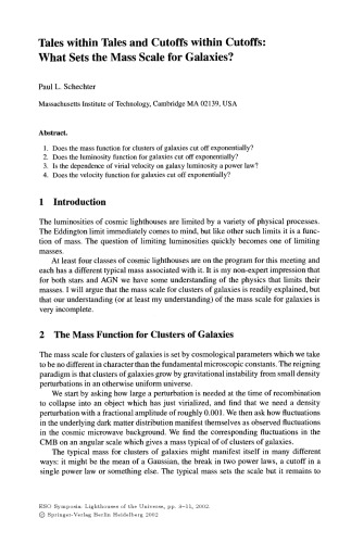 Lighthouses of the Universe: The Most Luminous Celestial Objects and Their Use for Cosmology: Proceedings of the MPA/ESO/MPE/USM Joint Astronomy Conference Held in Garching, Germany, 6-10 August 2001