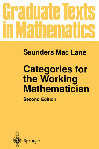 Categories for the Working Mathematician