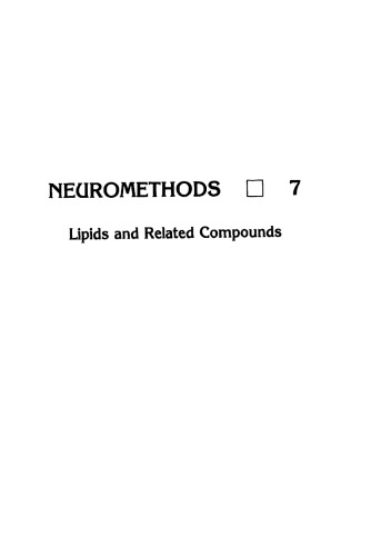 Lipids and Related Compounds