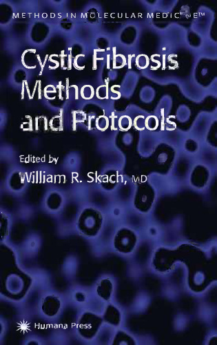 Cystic Fibrosis Methods and Protocols