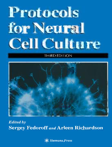 Protocols for Neural Cell Culture