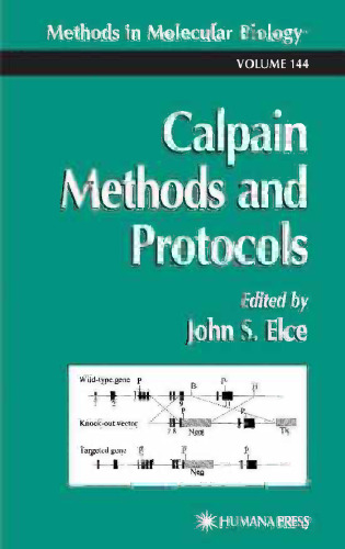 Calpain Methods and Protocols