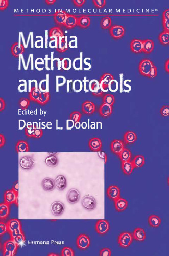 Malaria Methods and Protocols: Methods and Protocols