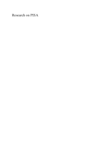 Research on PISA : research outcomes of the PISA Research Conference 2009