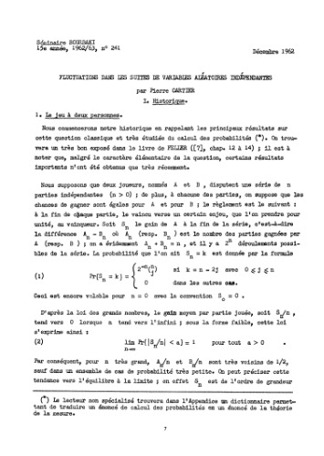 Séminaire Bourbaki, Vol. 8, 1962-1964, Exp. 241-276