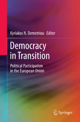 Democracy in Transition: Political Participation in the European Union