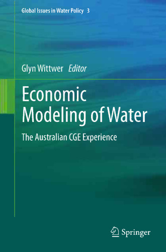 Economic Modeling of Water: The Australian CGE Experience