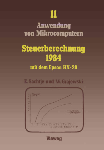 Steuerberechnung 1984 mit dem Epson HX-20